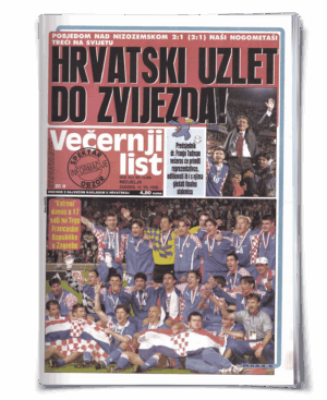 Digitalna naslovnica Večernjeg lista - unikatan rođendanski poklon